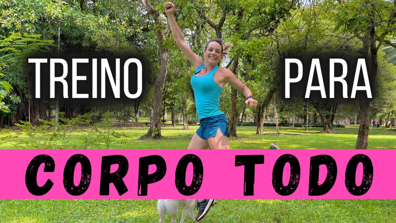 Treino em casa para o corpo todo.