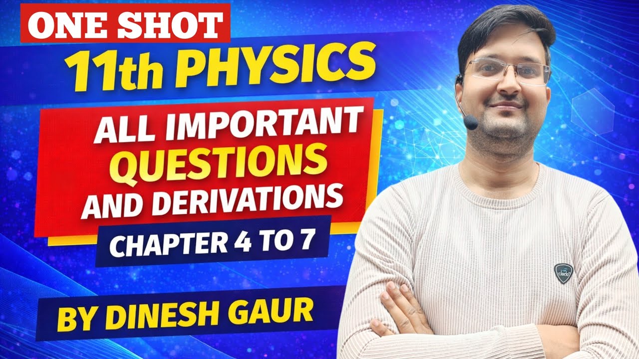 Class 11 Physics MARATHON 2026 | Complete Physics Part 2 | One Shot by Dinesh Gaur #rbse #11physics