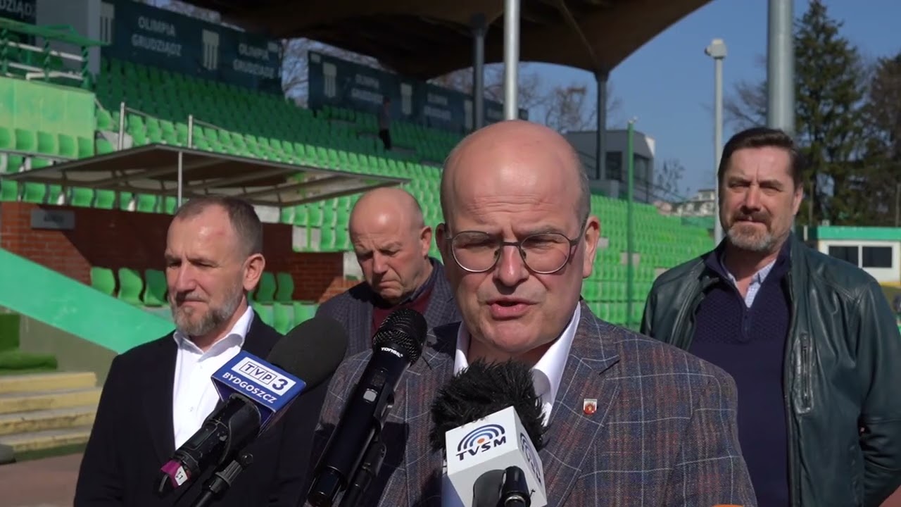 13.03.2026 - Grudziądz: Stadion Centralny i hala sportowa doczekają się wielkiej modernizacji
