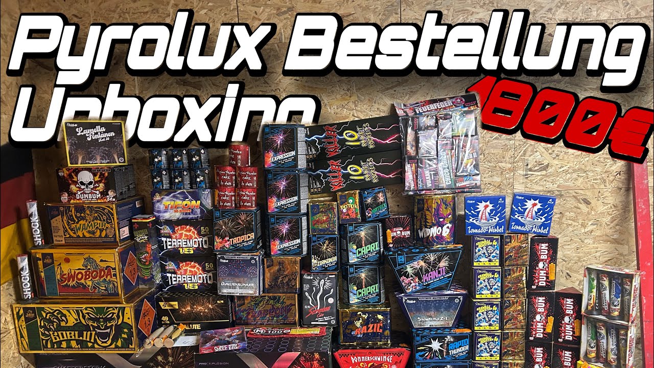 1800€ Pyrolux Bestellung Unboxing 🔥🤩