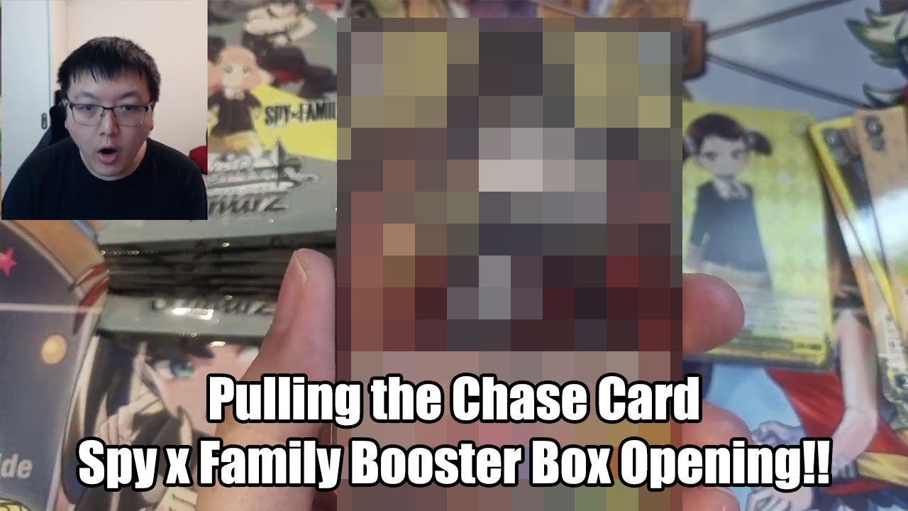 I pulled the chase card!! Spy x Family Weiss Schwarz Booster Box opening!