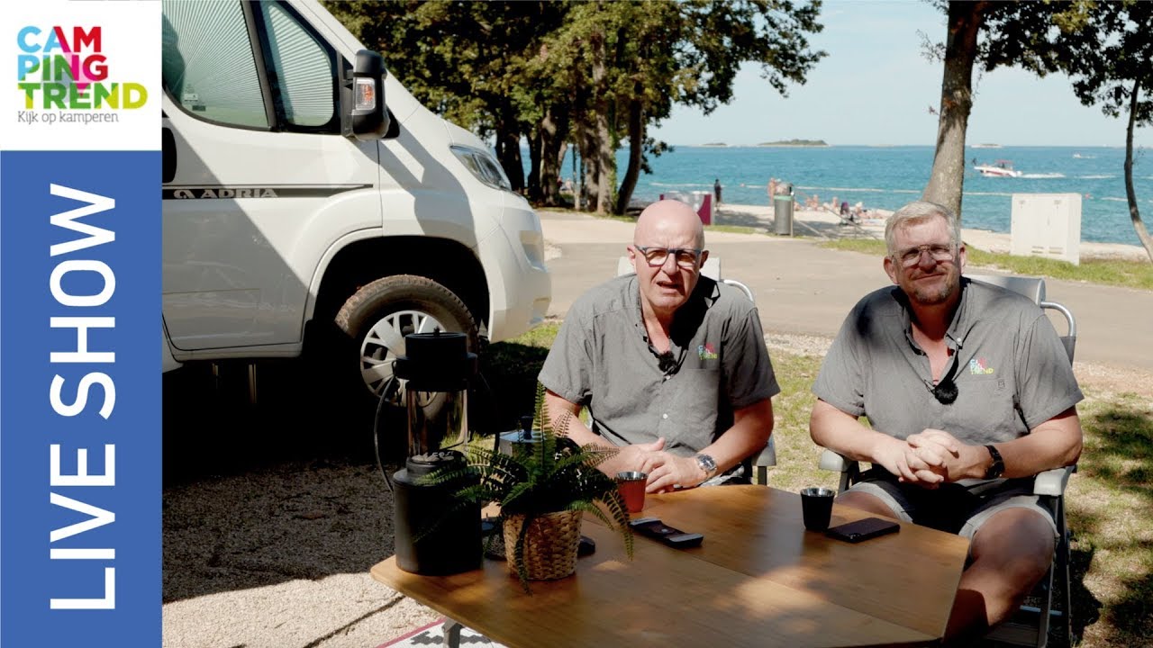 Campingtrend liveshow, rechtstreeks vanuit Kroatië