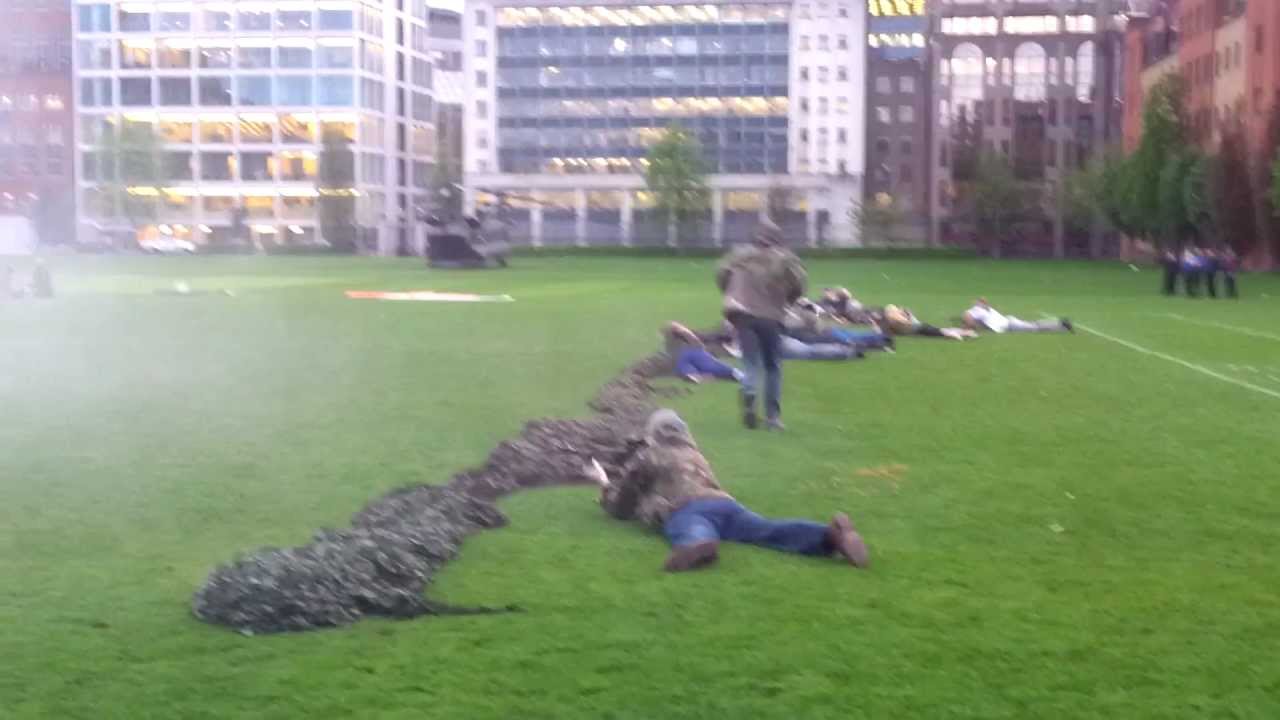Military display in central London