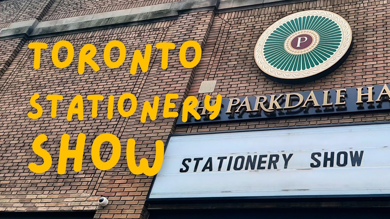 waking up at 4 a.m. for the toronto stationery show (2025 spring)