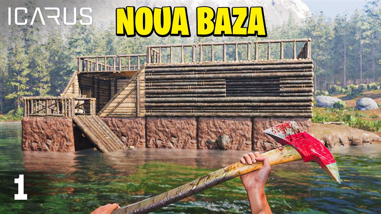 Ziua 1 : Am Construit Baza - Episodul 1 / Icarus (Survival in 2026)