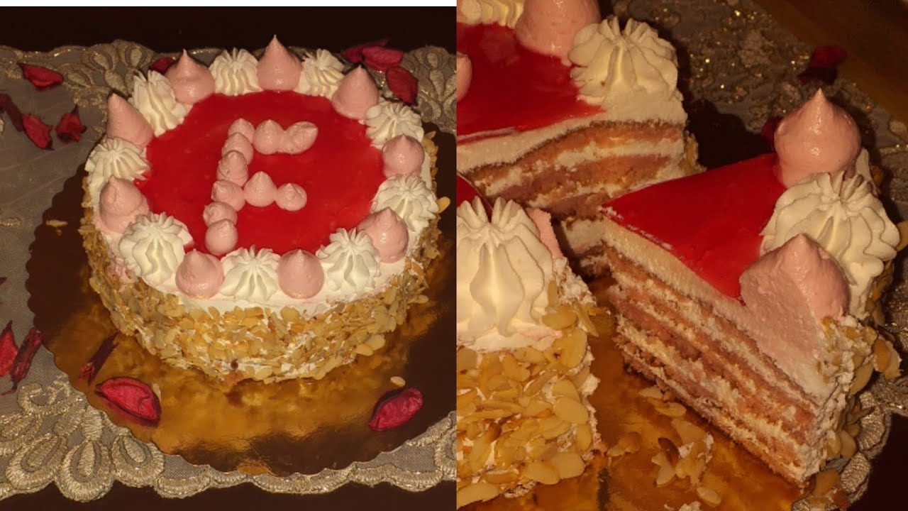 كيكة المقلة بطريقة سهلة و بسيطة  🥮🎂🍰 فرحت زوجي في عيد ميلادو  بعشاء و سهرة 🌹🌹⚘