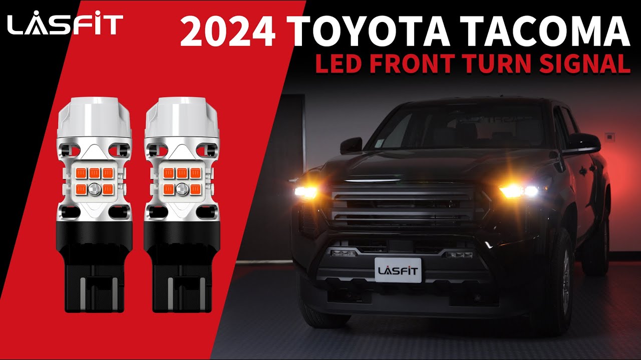 2024 Toyota Tacoma LED Front Turn Signal Light Install & Review | Lasfit LED Bulb