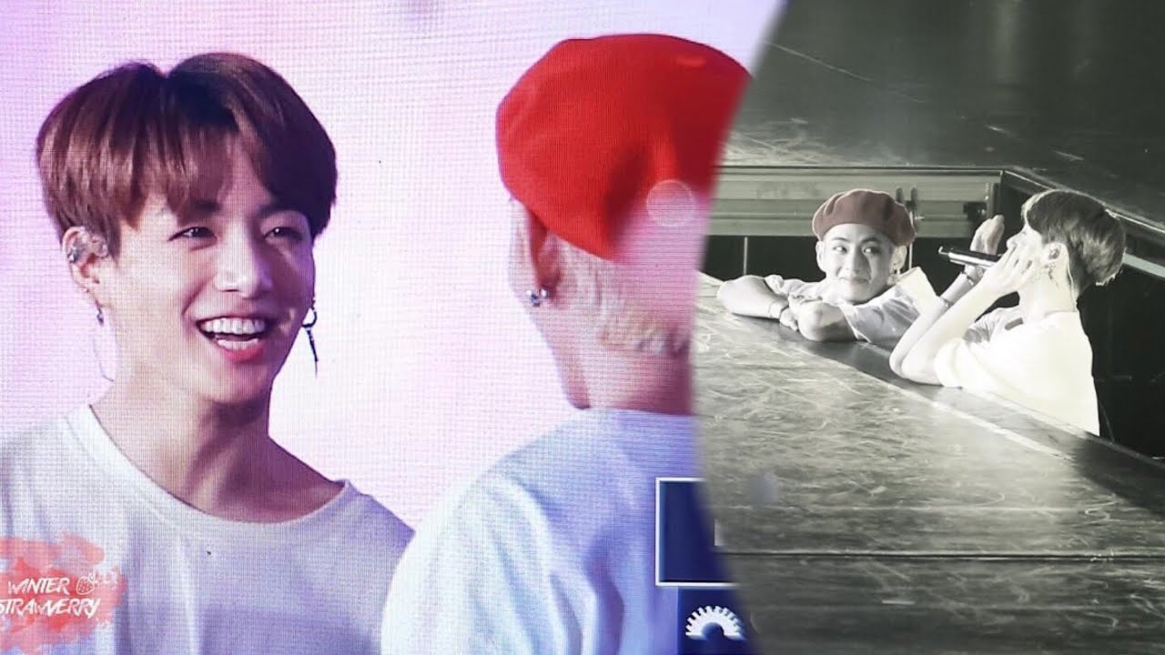 Taekook in Osaka, they can’t keep their eyes of each other