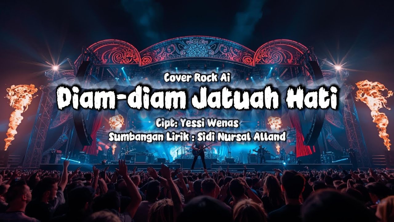 DIAM DIAM JATUAH HATI - Cipt: Yessi Wenas | Lirik: Sidi Nursal Alland (Minang Cover rock Ai)
