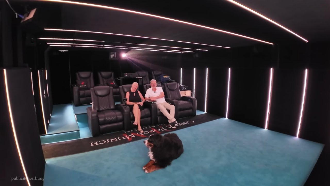 Bayer baut riesiges 150.000 € CINEMASCOPE HEIMKINO - auch für Andere - Cinema Forge Tour