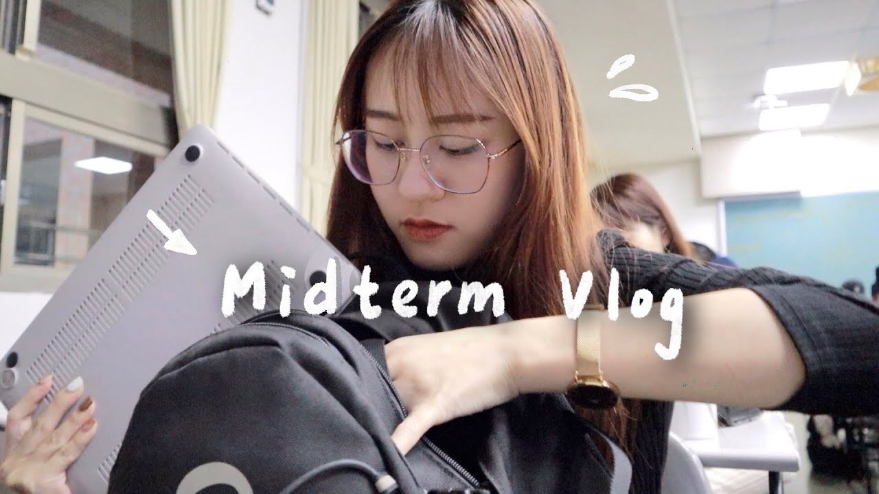 Uni vlog🖇️忙碌期中週日常⋆⁺₊⋆ ♡終於買了Apple Pencil、雙11戰利品開箱【允熊Aya】