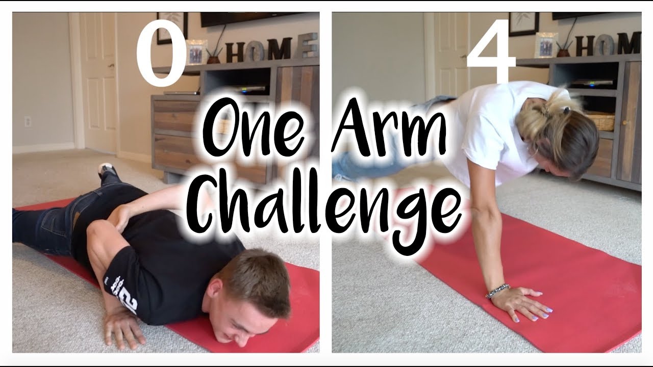 One Arm Challenge With My Brother