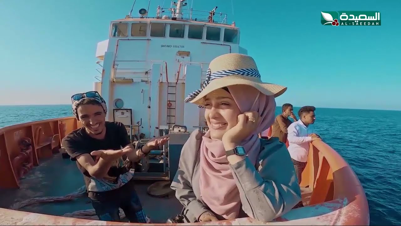 رومانسية في البحر.. مشهد للفنانة شيماء محمد #خلف_الشمس