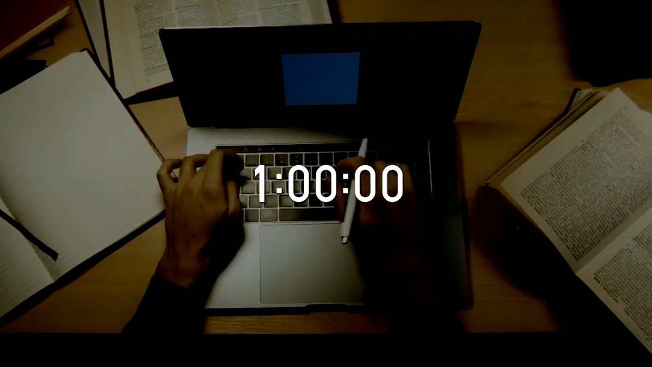 1 Hour Timer - Study & Work Countdown Timer
