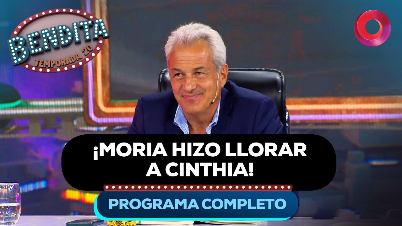 ¡Moria hizo llorar a Cinthia! | #Bendita Completo 17/02 - El nueve