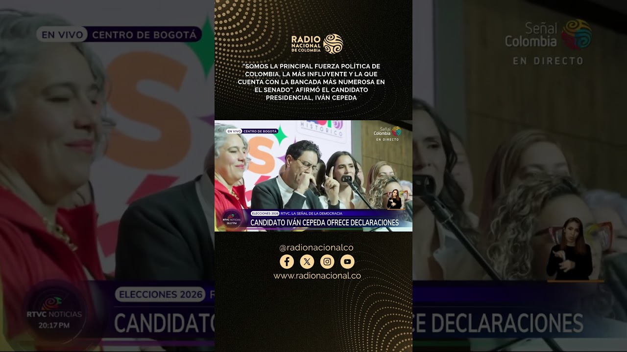 &ldquo;Somos la principal fuerza pol&iacute;tica de Colombia y la bancada m&aacute;s numerosa en el Senado&rdquo;, Iv&aacute;n Cepeda