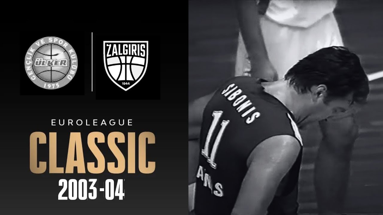 SABONIS' BEST Ever GAME | Ulker - Žalgiris I EUROLEAGUE CLASSIC GAMES 2003/04