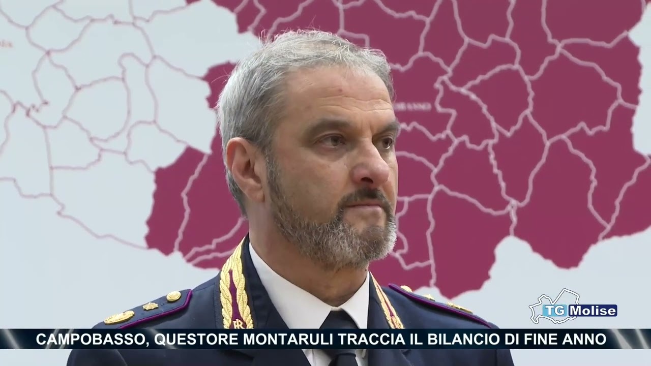 Campobasso, Questore Montaruli traccia il bilancio di fine anno