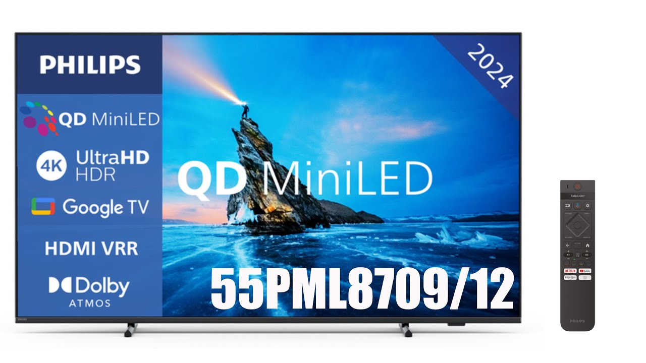 Новий miniLED PHILIPS 55PML8709 - GoogleTV але без Ambilight