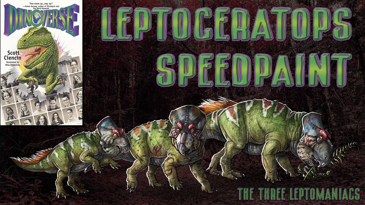 Dinoverse Leptoceratops | Dinosaur Speedpaint Art Process