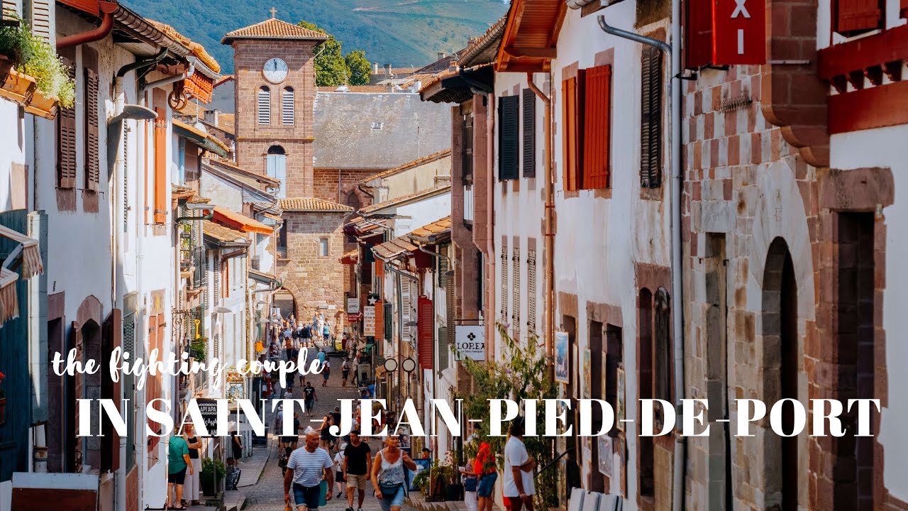 Saint-Jean-Pied-de-Port (France) - A Charming Medieval Pilgrimage Town of Camino de Santiago (4K)