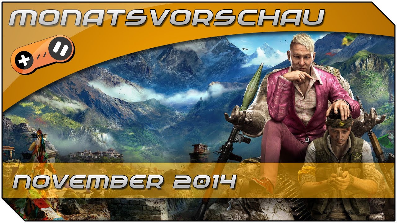 Monatsvorschau - Videospiele November 2014