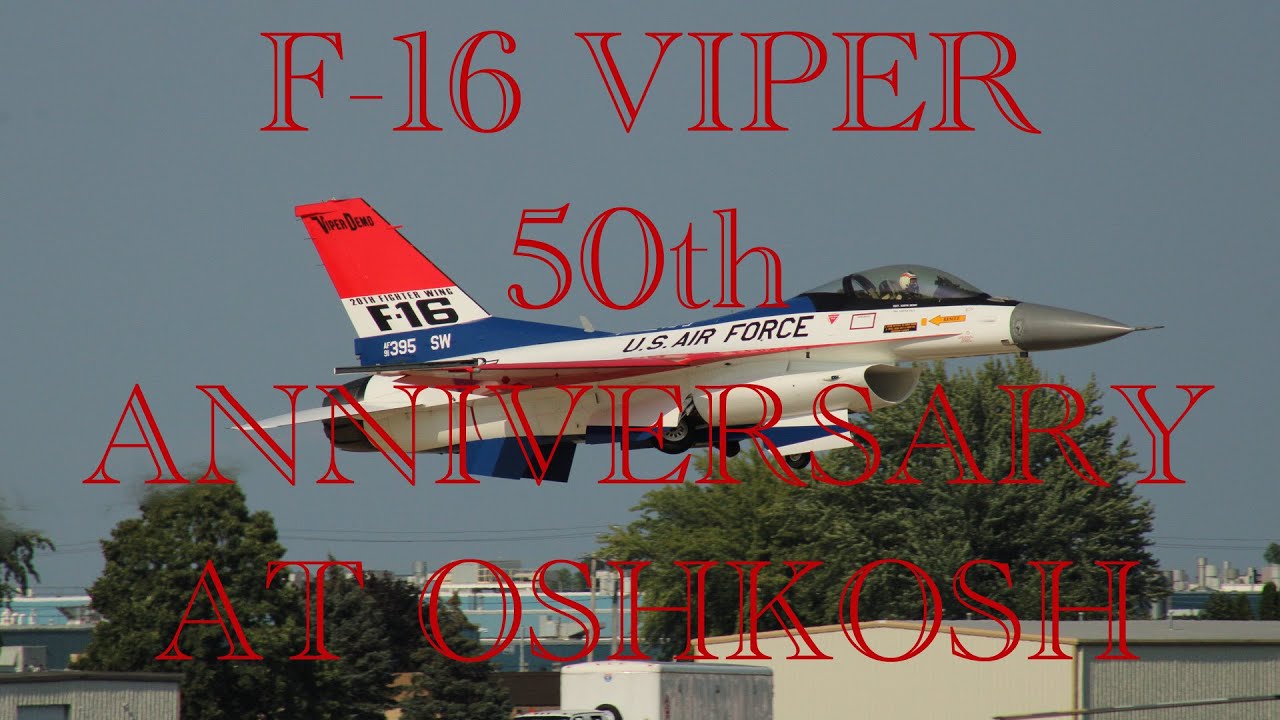 F-16 Viper Demo Team 50th Anniversary - Oshkosh 2024