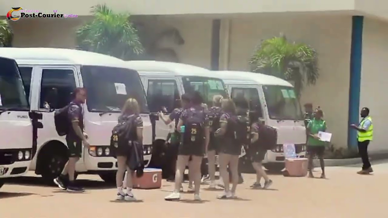 Australia's PM Xlll's side arrived in POM