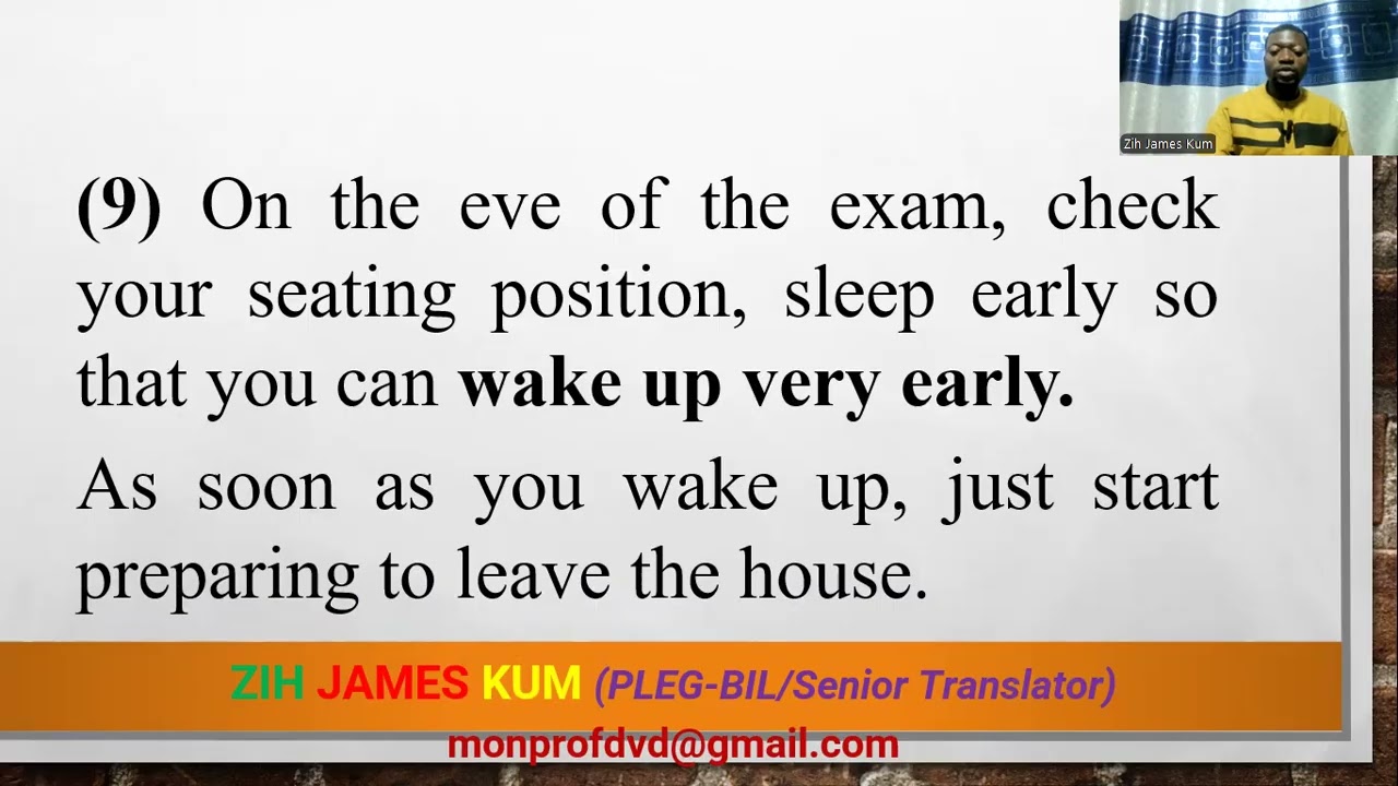 20 TIPS TO TACKLE COMPETITIVE EXAMS (RECRUITMENT INTO THE GENDARMERIE – STUDENT GENDARMES AND NCOs)