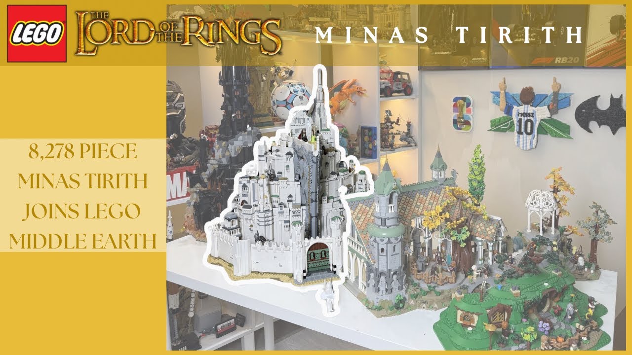 LEGO Icons The Lord of the Rings: Minas Tirith is the biggest most ambitious LOTR Set!
