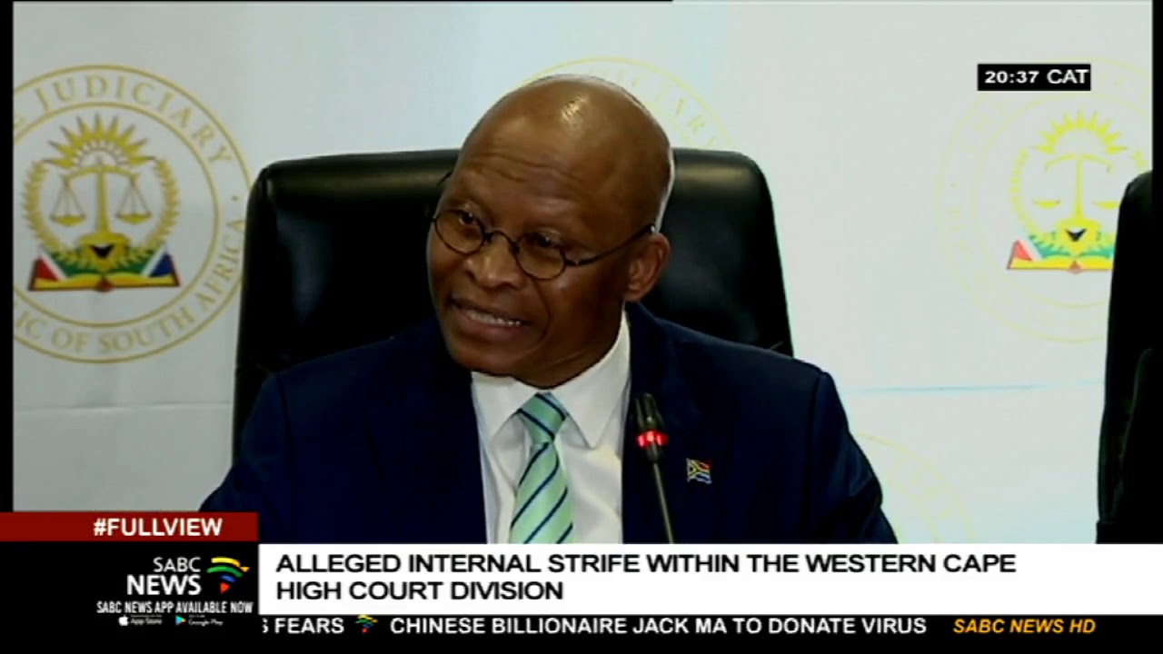 Chief Justice refuses to intervene in Western Cape High Court matters