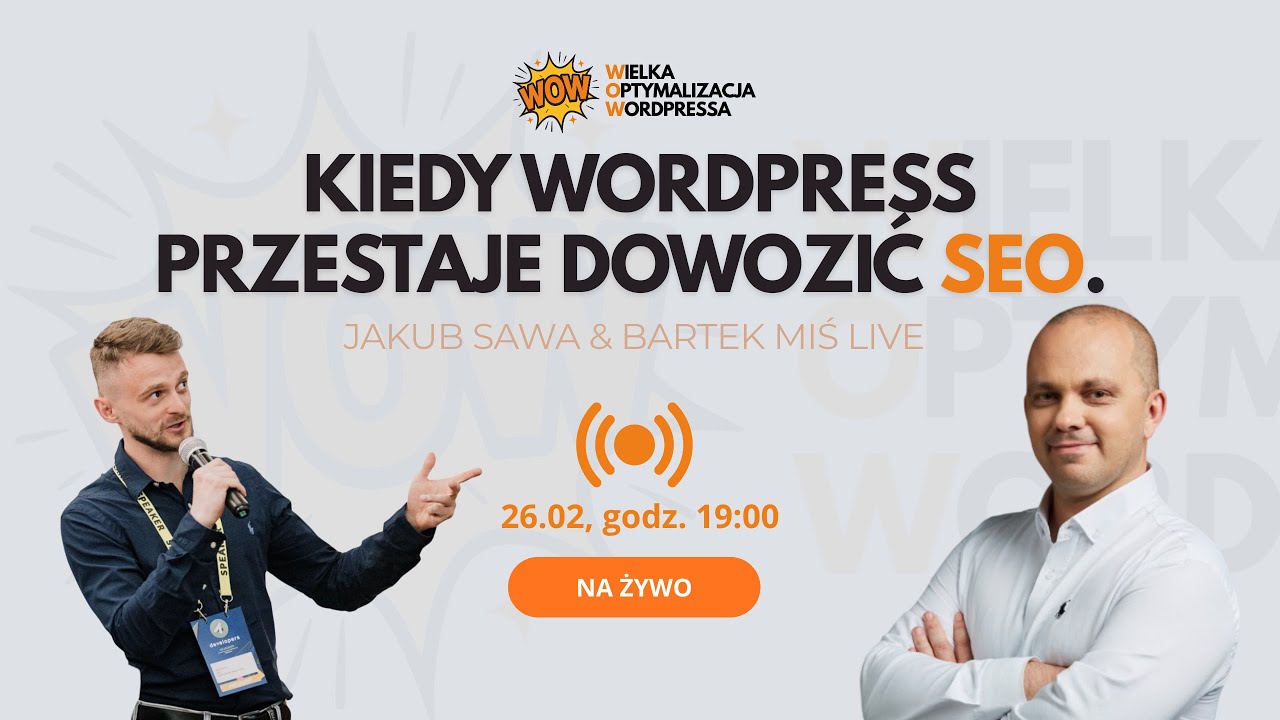 Kiedy WordPress przestaje dowozić SEO / 😮 WOW LIVE #2