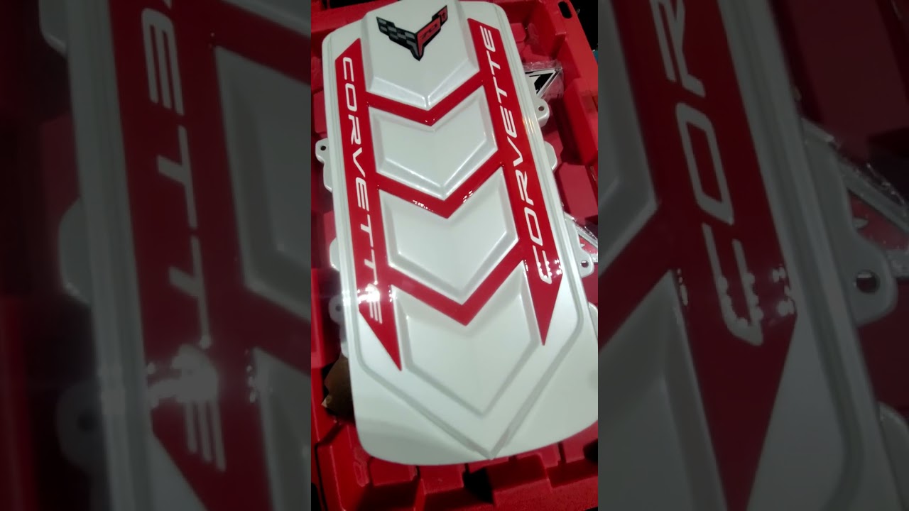 AMT Custom Designs HTC Engine Intake Cover (Pearl White & Red)