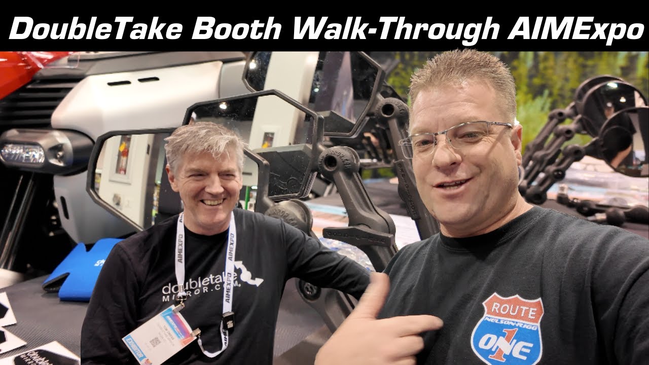 Take a Tour of the DoubleTake Mirror Booth at AIMExpo 2026 with @manybikes
