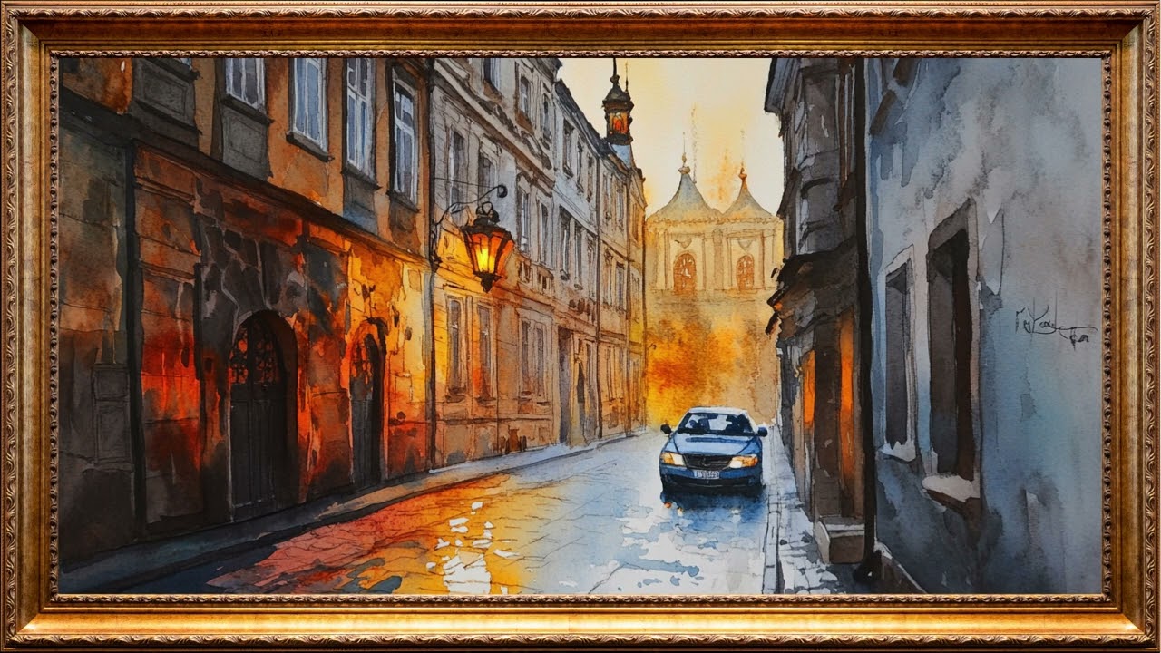 Luxury Art Vintage Oil Painting | Framed Art Aesthetics Screensaver for TV