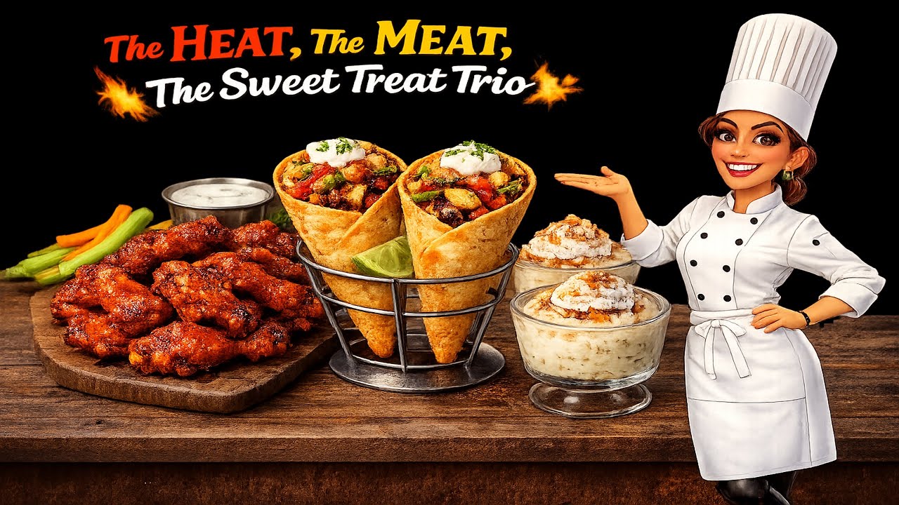 The Heat, the Meat, and the Sweet Treat Trio | The 152 Chef