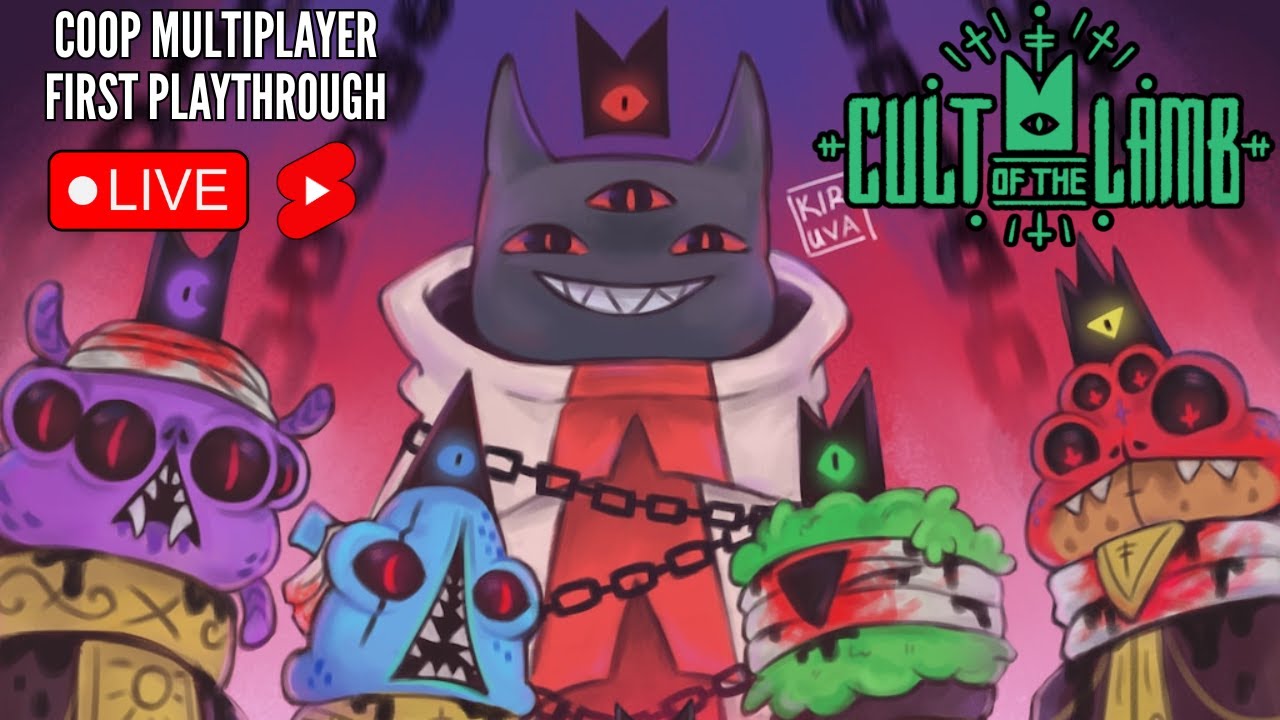 🔴🔥 Cult of the Lamb CO-OP CHAOS! Building Our Evil Empire – Live Mayhem & Madness! 🐑💀