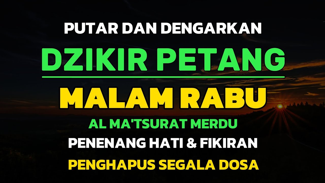 Dzikir Malam Rabu | Hening, Damai, dan Hati yang Kembali Tenang