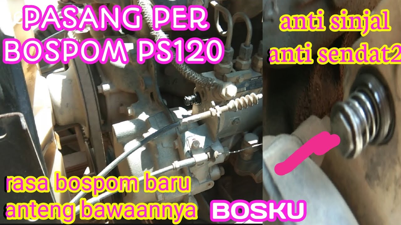 Stel bospomp ragasa/umplong..anti sinjal anti gedek