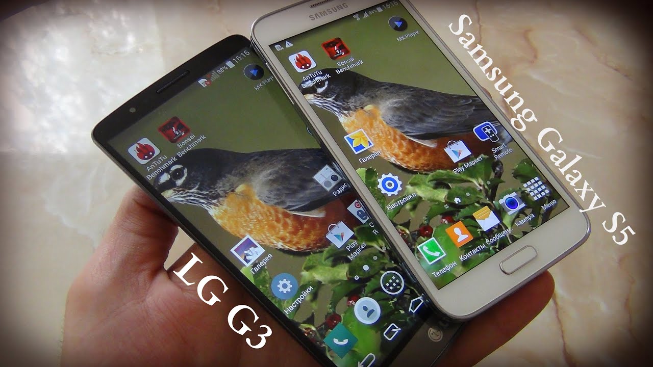 LG G3 или Samsung Galaxy S5? Объективное Сравнение / Арстайл /