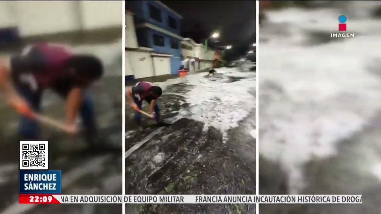 Caos por las fuertes lluvias registradas en el oriente del Valle de México | Noticias Fin de Semana