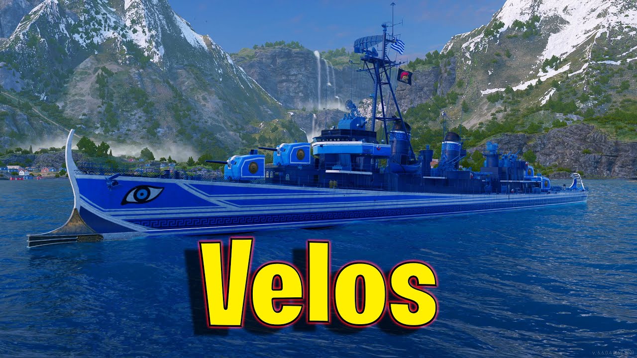 Meet The Velos! Tier 8 Greek Destroyer in World of Warships Legends!