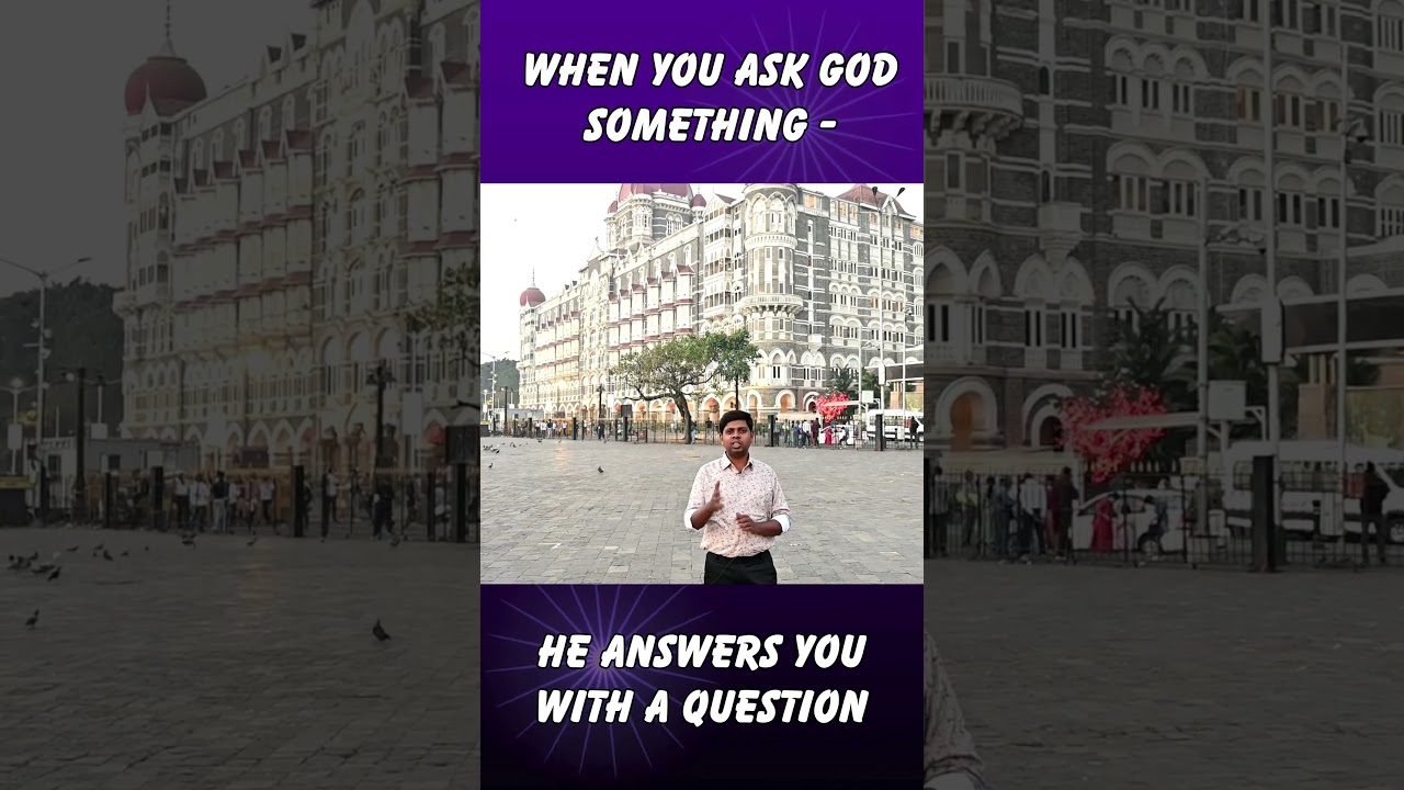 When you ask God something, He answers you with a  question #ncjcm #pastoranilkumar