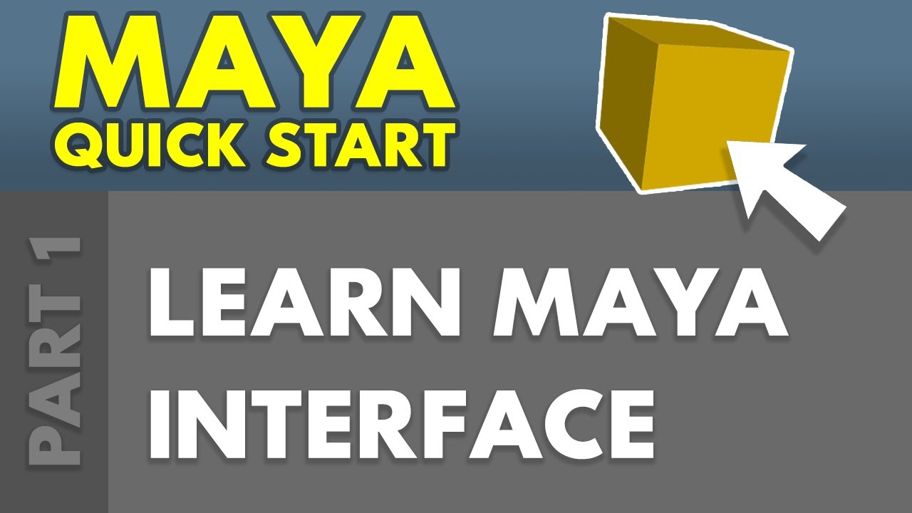 Maya Interface Tutorial:  Quick Start Practice