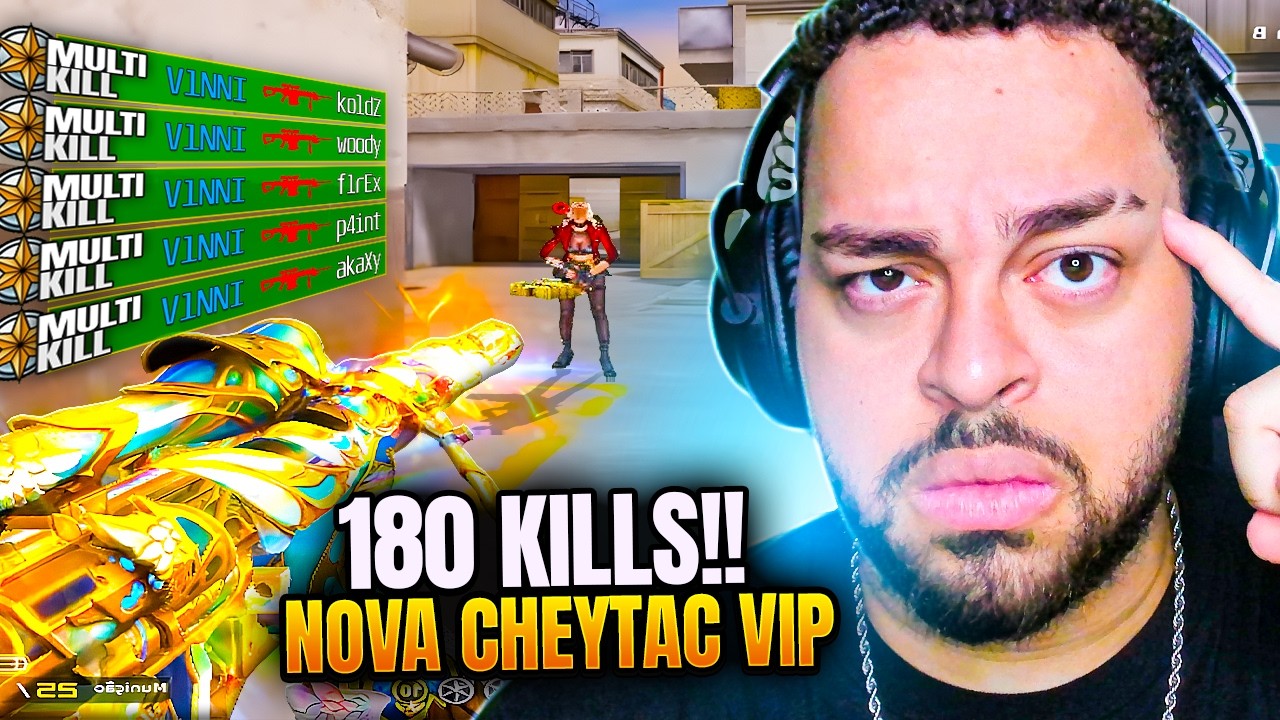 ABSURDO - 180 KILLS COM A NOVA CHEYTAC VIP NO CROSSFIRE!