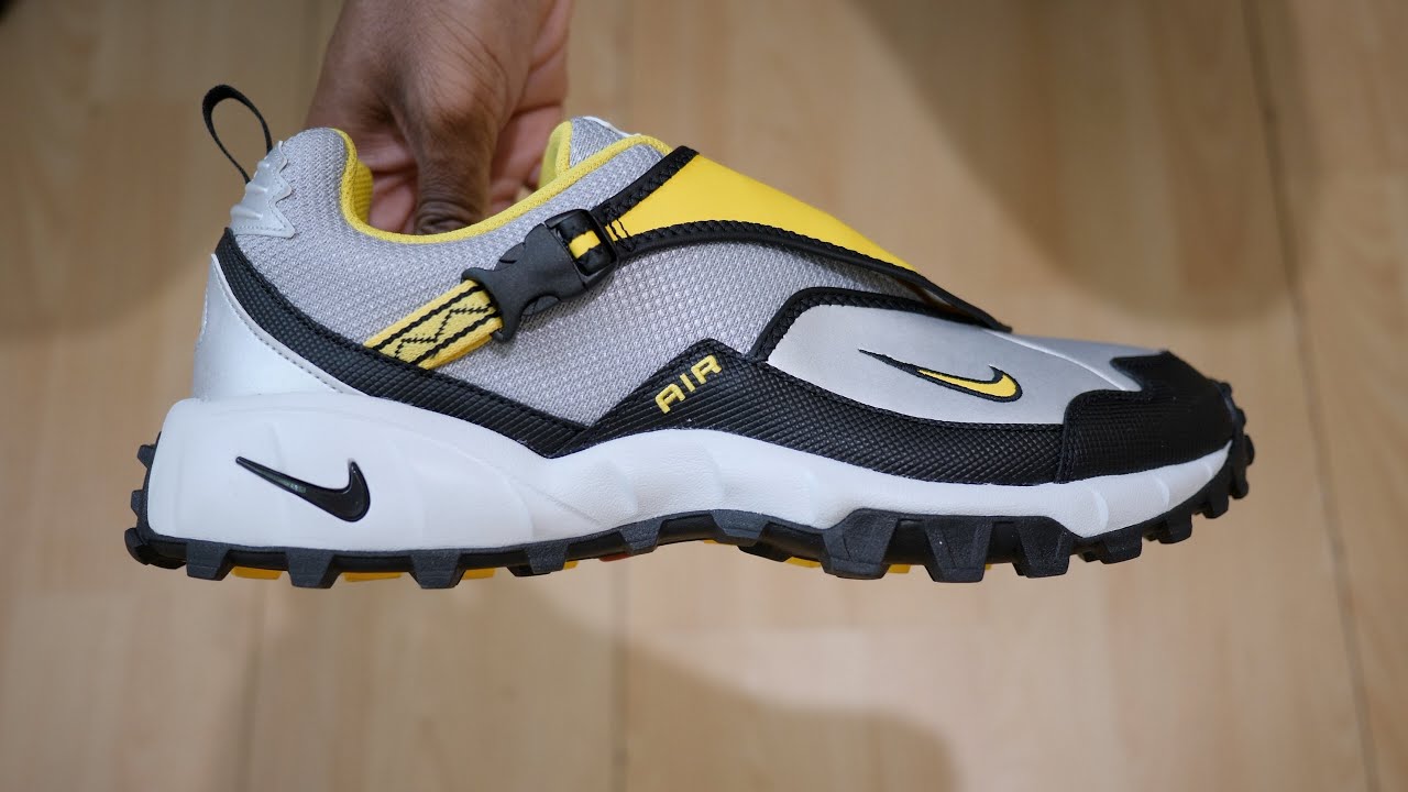 Распаковка и описание кроссовок Nike ACG Phassad «Yellow Zest Metallic Silver» HM7133-001 (2025)