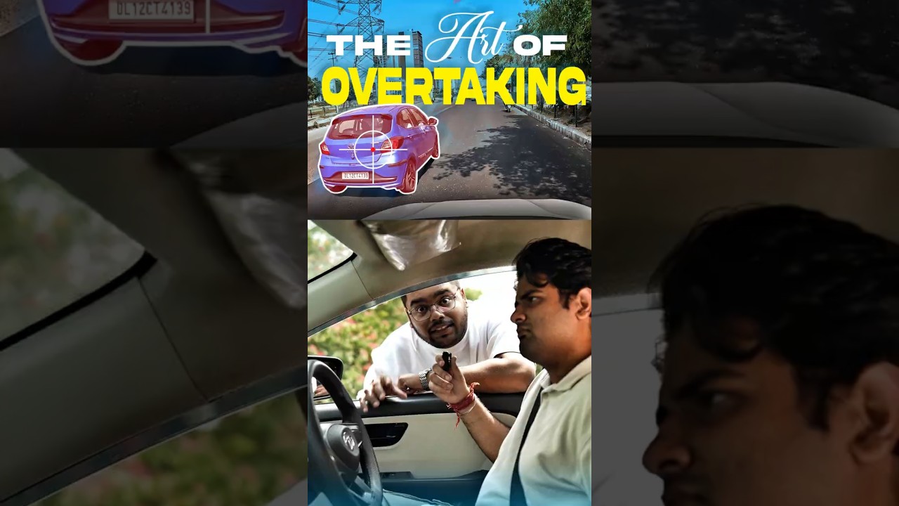 The Art of Overtaking - ओवरटेक कैसे करें ?☝️ #cars24