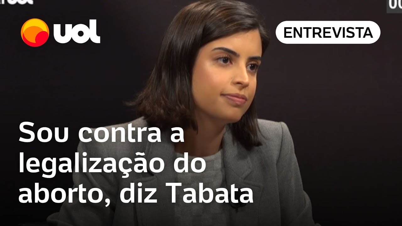 Tabata Amaral diz que é contra legalização do aborto, critica PL 1904 e defende legislação atual