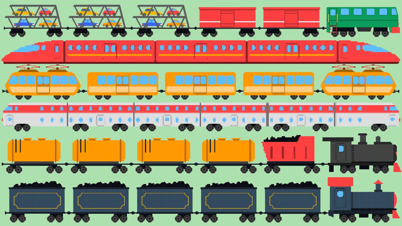 Let’s Learn Pixel Art Railway Vehicles - Maomao's Picture Show!