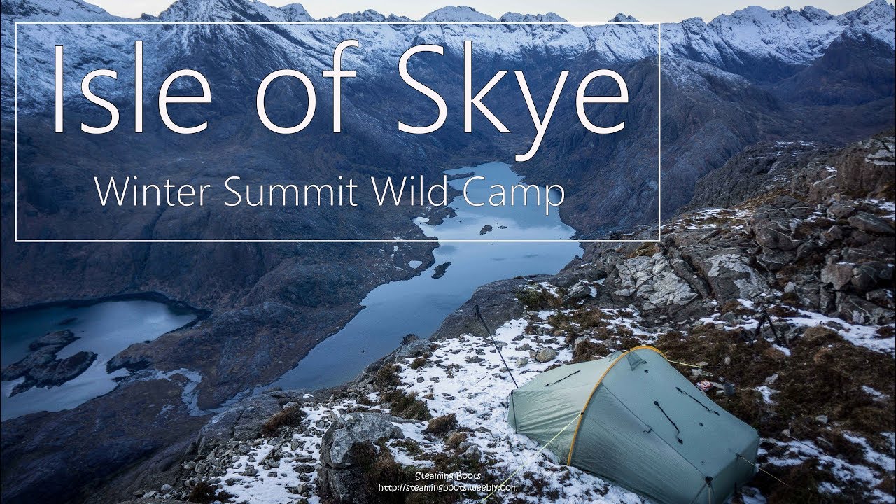 The Black Cuillin Skye Winter Wild Camp